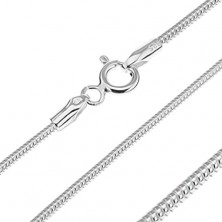 Silberne Halskette 925 - Schlangenoptik, 1,4 mm