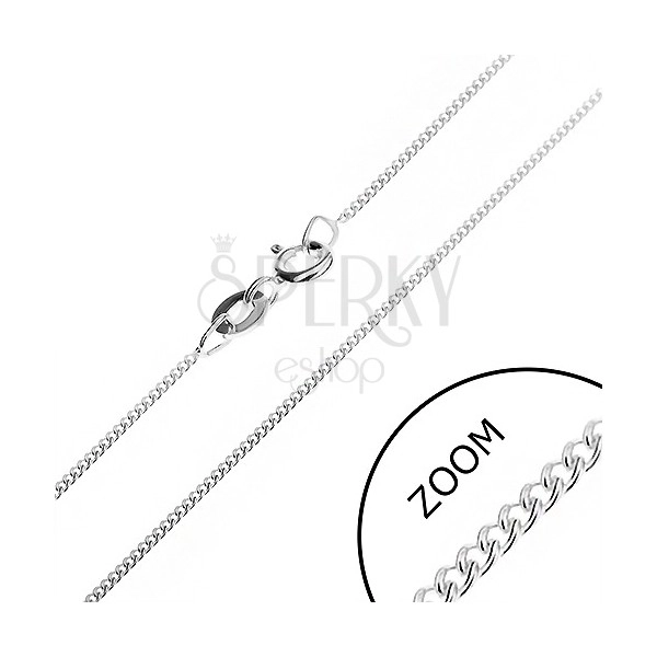 Süße Halskette aus Silber 925 - eng gereihte Ösen, 1,2 mm