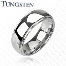 Tungstentrauring - erhöhte Mitte, Spiegelglanzoptik, 6 mm