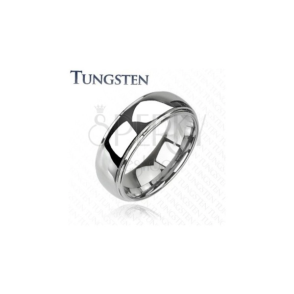 Tungstentrauring - erhöhte Mitte, Spiegelglanzoptik, 6 mm